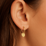 Gorjana Ana Coin Huggies