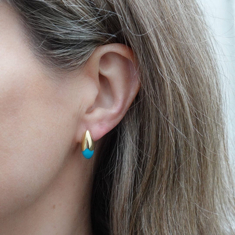 Loulerie Turquoise Sorbet Stud