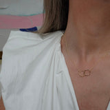 Loulerie Interlinking Circle Necklace