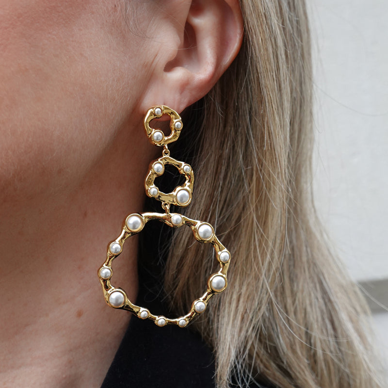 Joanna Laura Constantine Statement Wave Earrings