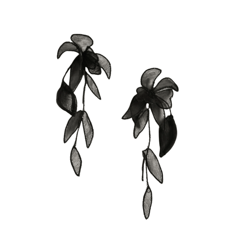 A.B. Ellie Black Mini Charlee Earrings