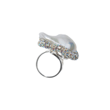 Pearl Octopuss.y Baroque Crystal Ring