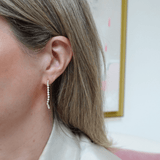 Joanna Laura Constantine Large Pearl Wave Earrings