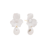 Shashi Fiorina Pearl Drop Earrings