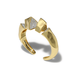 jagged cuff with crystals