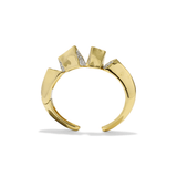 jagged crystal cuff