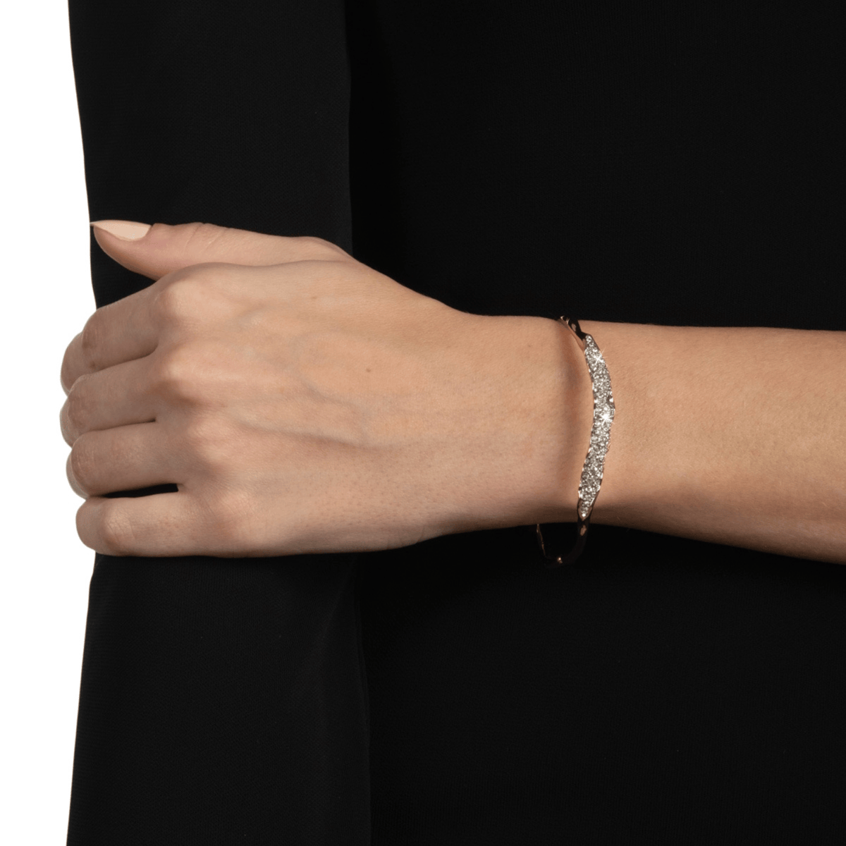 Shimmering crystal bracelet
