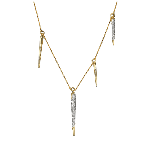 Alexis Bittar statement spear necklace