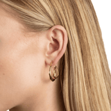 molten spiral hoops