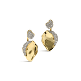 petal leverback earrings