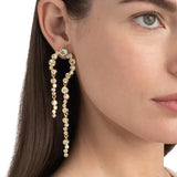Alexis Bittar Asterales Gold Arch Earrings