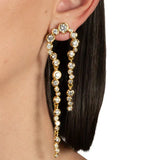 Alexis Bittar Asterales Gold Arch Earrings