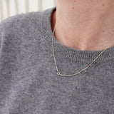 Loulerie Double Star Gold Necklace