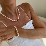 Nina Janvier Neon Pink Soga Necklace