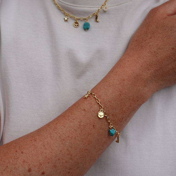 Gorjana Western Mini Charm Bracelet