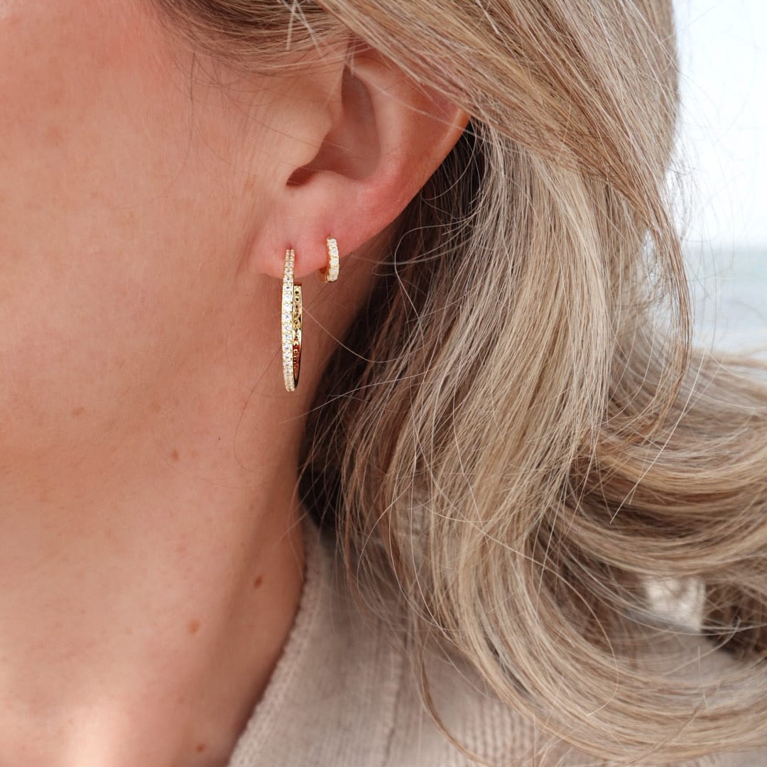 Loulerie Crystal Hoops