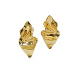 Alexis Bittar Crumpled Metal Post Earrings