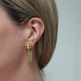Pearl Octopuss.y Gold Tiny Medusa Earrings