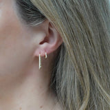 Loulerie Rectangular Crystal Huggies