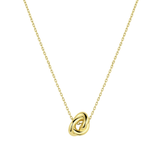 Knot gold plated necklace