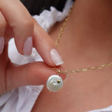 Everyday wear pearl pendant necklace