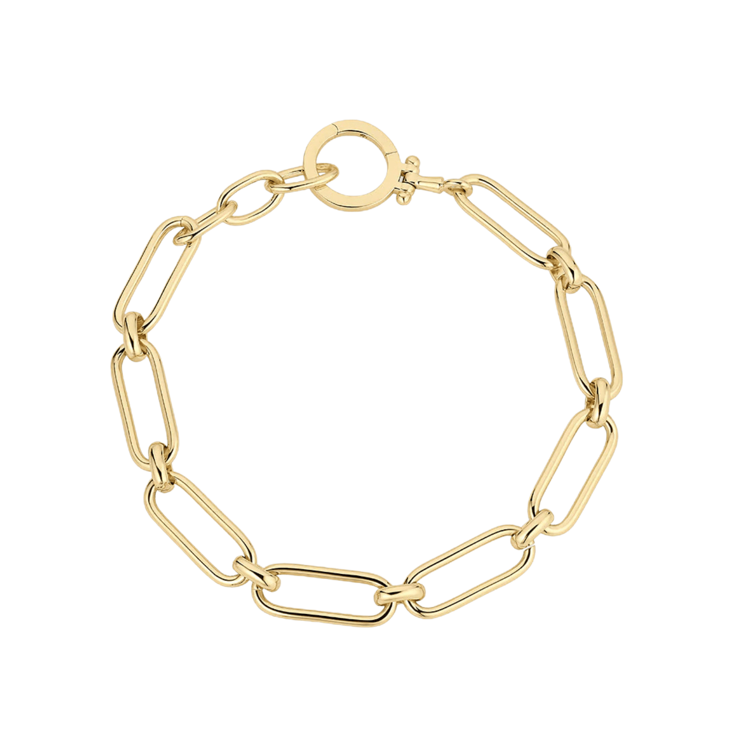 statement link bracelet