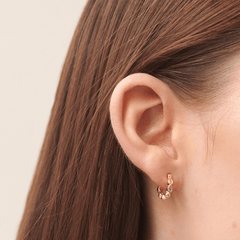 Loulerie Crystal Huggy Earring