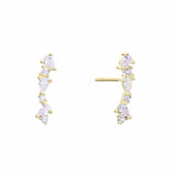 Loulerie Crystal Ear Climbers