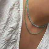 Gorjana Blue Lace Agate Poppy Gem Necklace