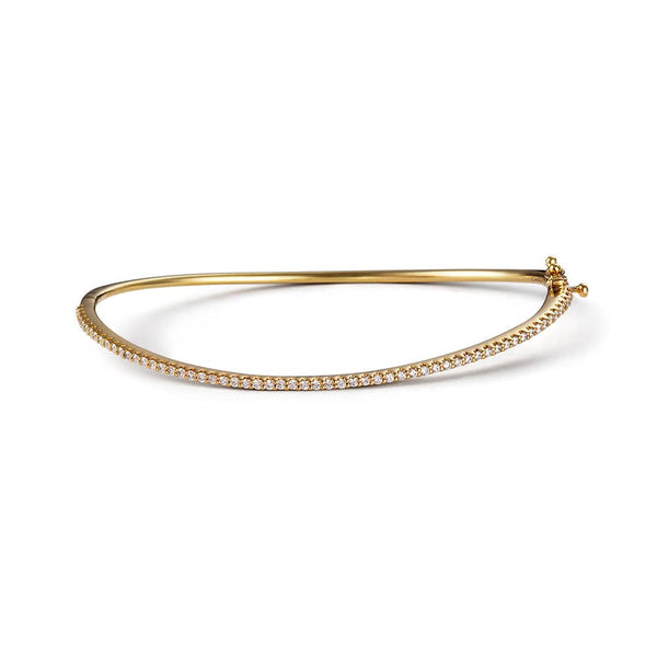 Loulerie Diamond Wave Bangle