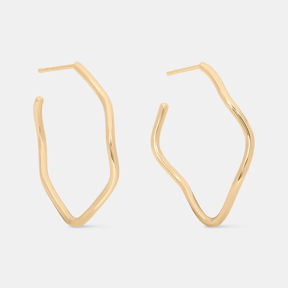 Louise Petersen 25mm Wave Hoops