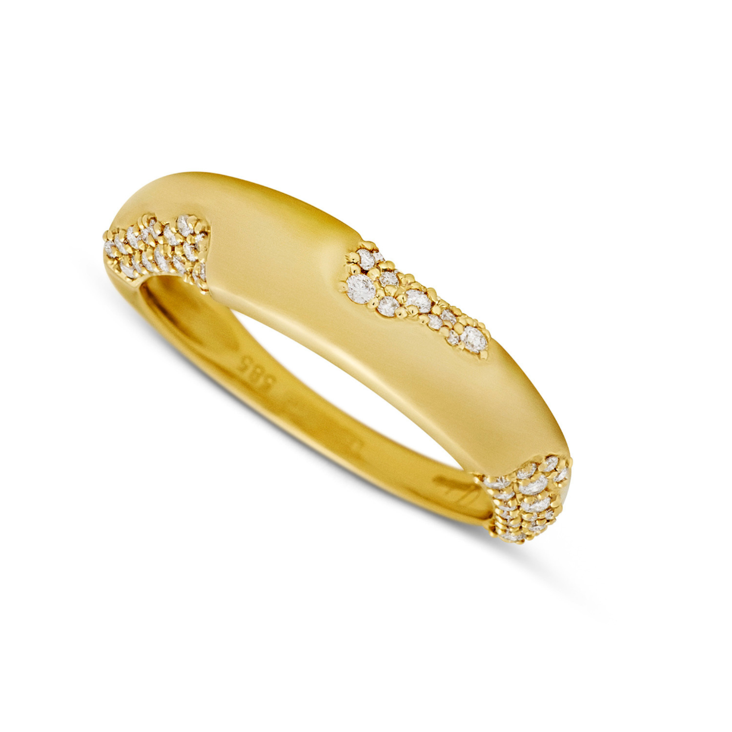 white diamond ring