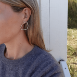 white diamond earrings