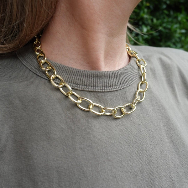 Everyday wear link chain necklace