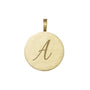 Loulerie initial a solid gold disc