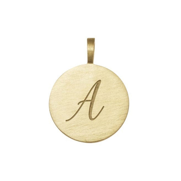 Loulerie initial a solid gold disc