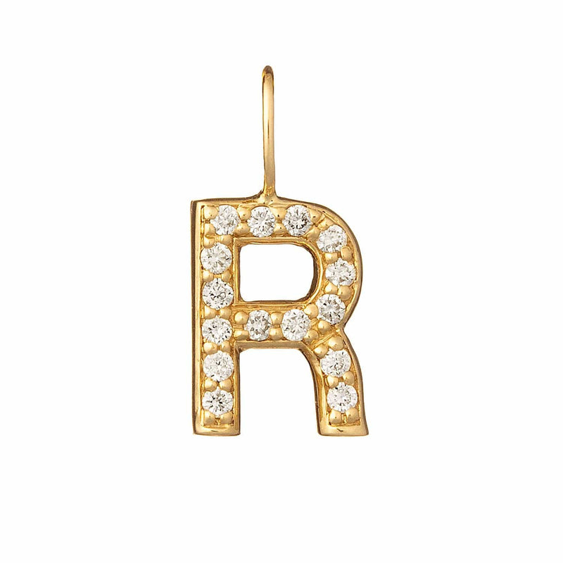 Classic diamond R initial 