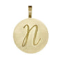 gold initial disc