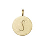 gold initial disc