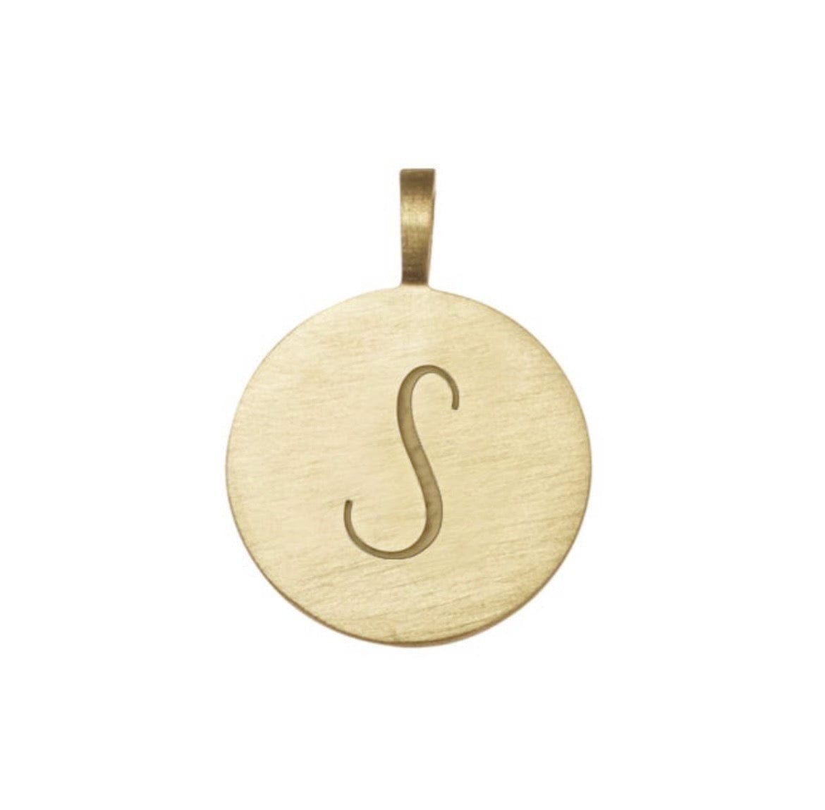 gold initial disc