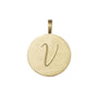 V initial solid gold