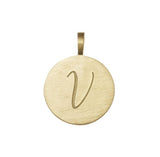 V initial solid gold