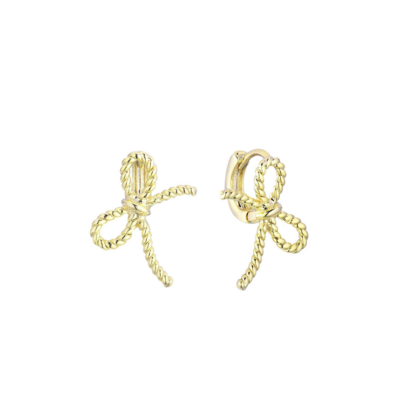 Mini bow earrings