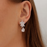 bridal earrings crystal
