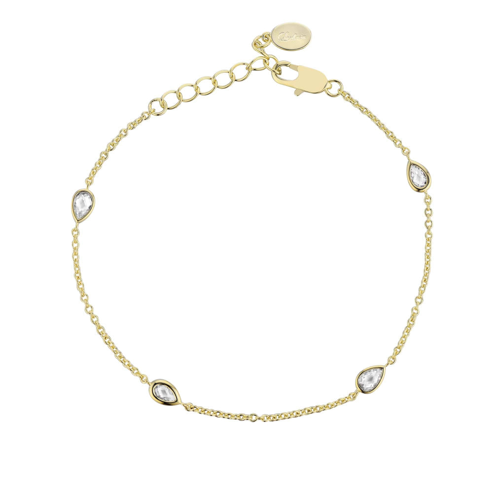 crystal droplet bracelet 