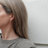 crystal oval earrings