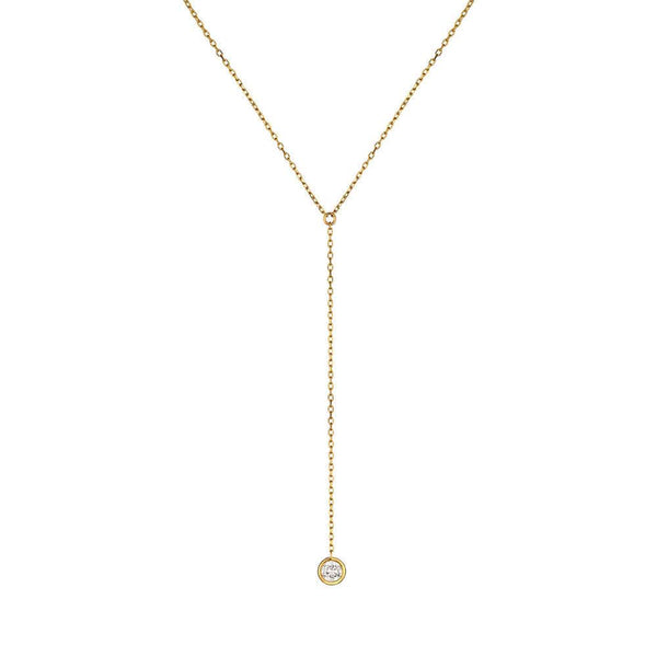 diamond lariat necklace
