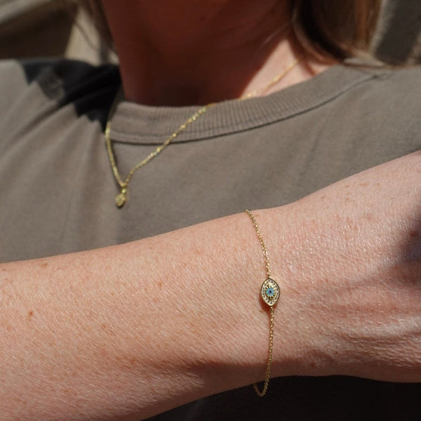 evil eye charm bracelet