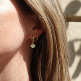 crystal evil eye huggies