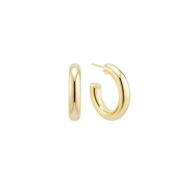 Gold midi hoops